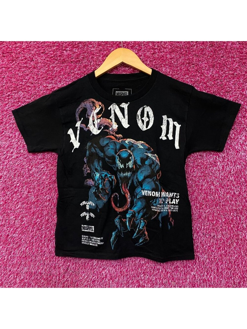 Marvel Venom Symbiote Wants To Play Graphic T-Shirt Small